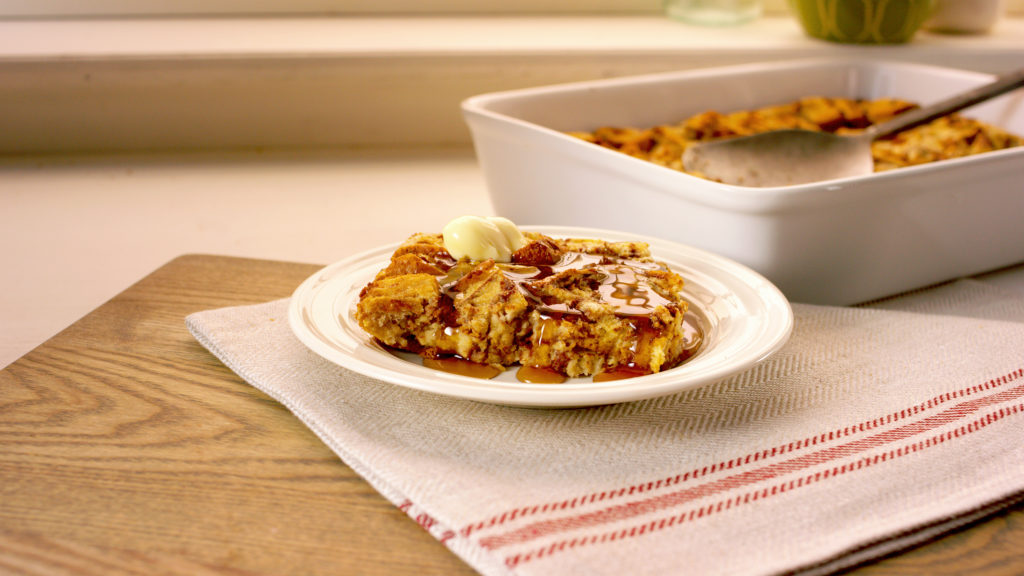 HowTo Video Cinnamon Swirl Baked French Toast Casserole Recipe Pepperidge Farm