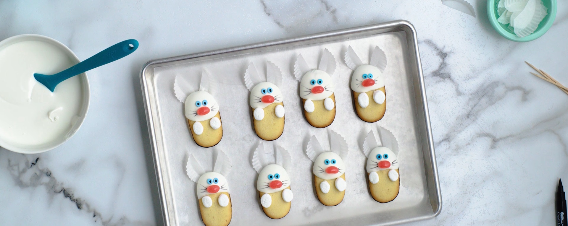 Pepperidge Farm Milano cookies Bunnies craft