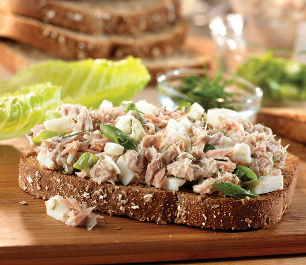 Dilled Tuna & Egg Sandwiches