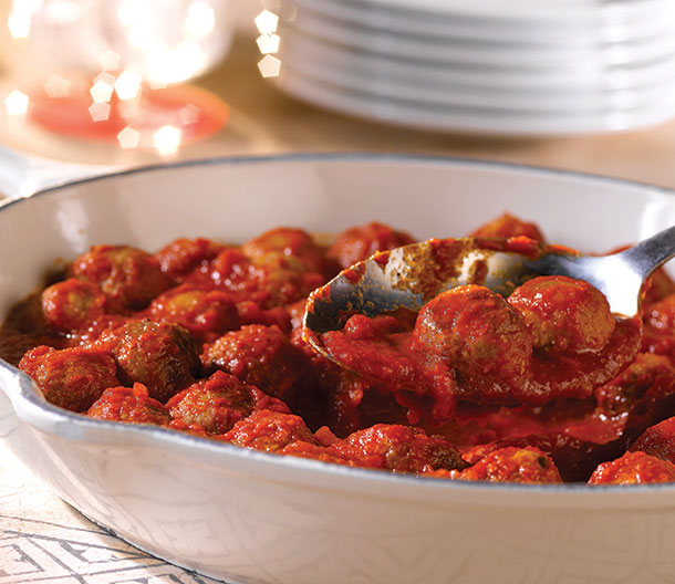 Mini Turkey Meatballs Marinara