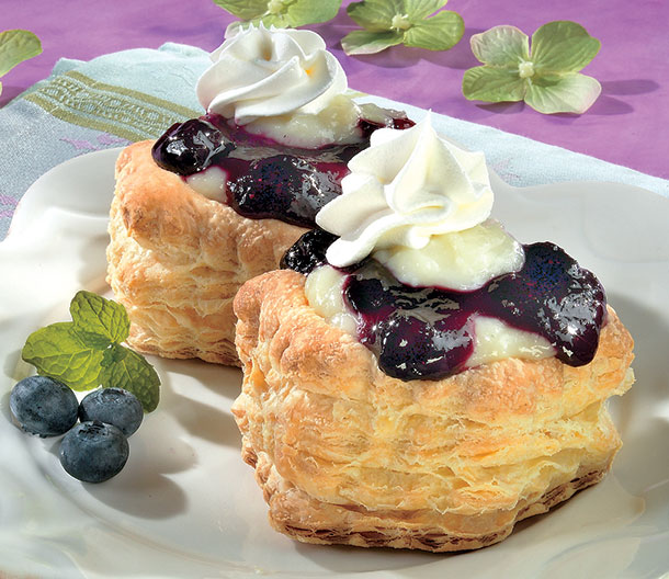 Blueberries Vol-au-Vent