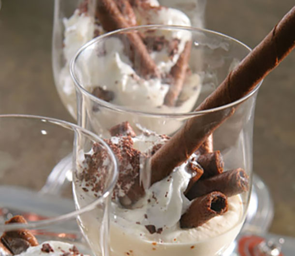 Image of prepared Chocolate Espresso Pirouette Parfaits