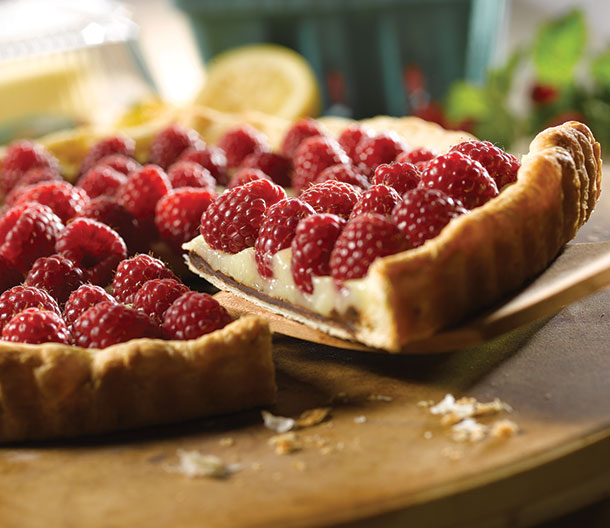 Lemon Raspberry Tart