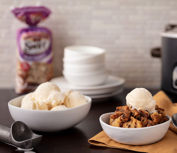 Slow Cooker Cinnamon Raisin Bread Pudding