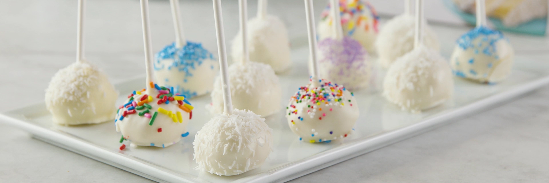 No Bake Cake Pops made with Pepperidge Farm Frozen Layer Cake