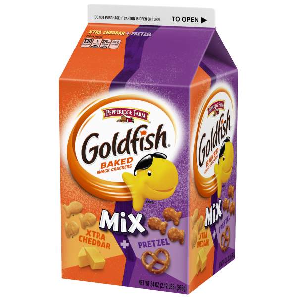 Cheddar Crackers and Pretzels Pepperidge Farm