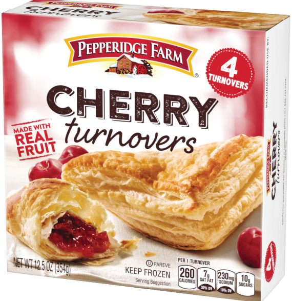 Frozen Cherry Turnovers Pastries