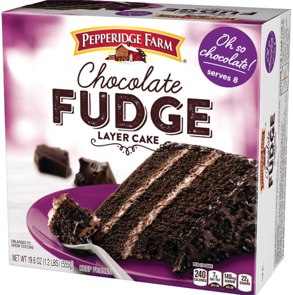 Frozen Chocolate Fudge Layer Cake