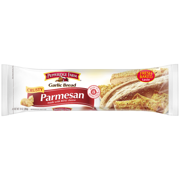 Frozen crusty parmesan garlic bread pepperidge farm