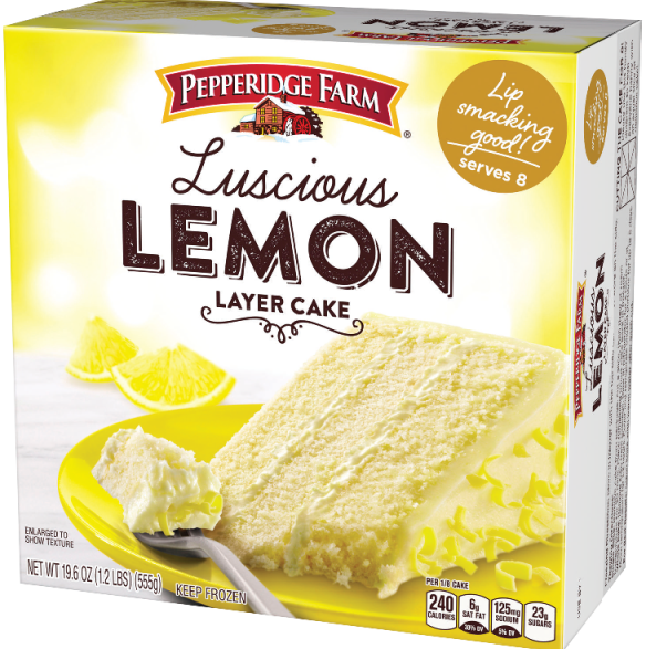Frozen Lemon Layer Cake