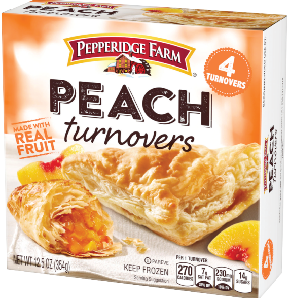 Frozen Peach Turnovers Pastries