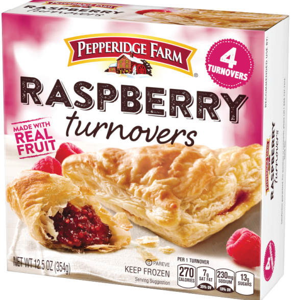 Frozen Raspberry Turnovers Pastries