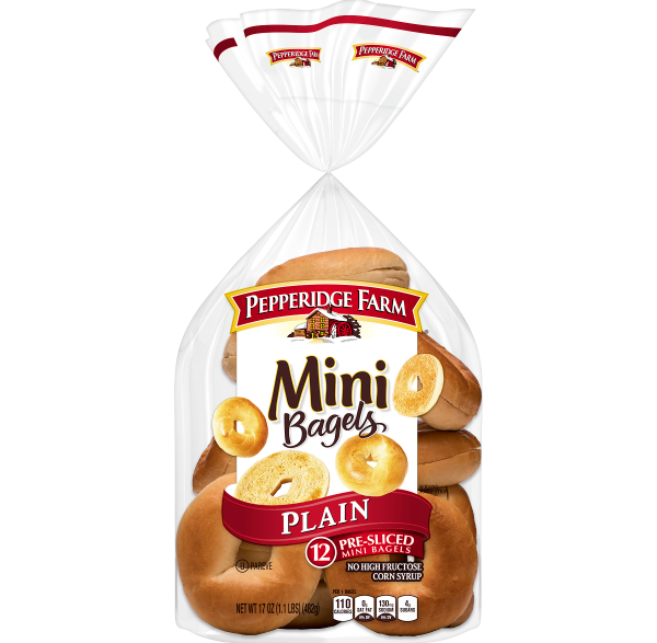 Mini Plain Bagels