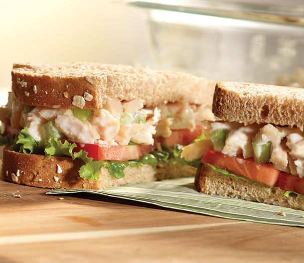 Lowfat Chicken Salad Sandwiches