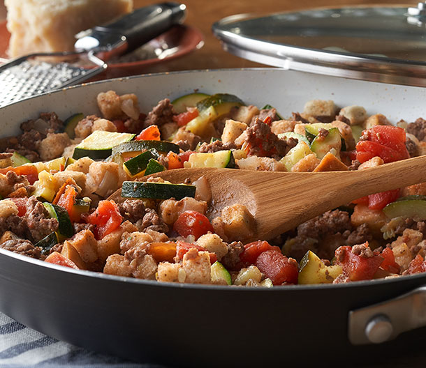 Beefy Vegetable Skillet