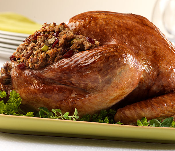 Holiday Turkey with Cranberry Pecan Stuffing
