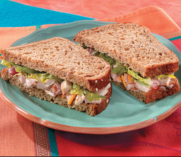 Salsa Chicken Olé Sandwiches