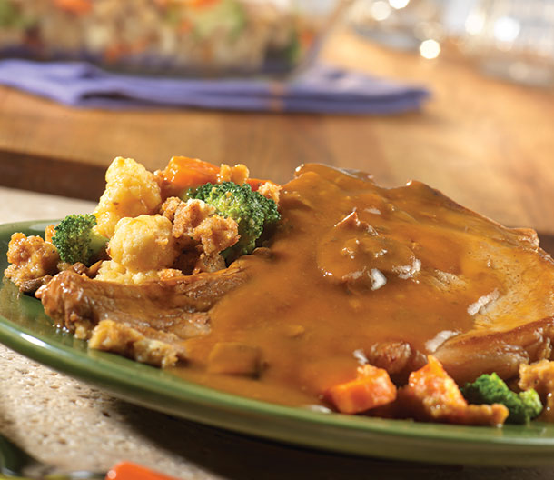 Baked Pork Chops with Garden Stuffing - Pepperidge Farm