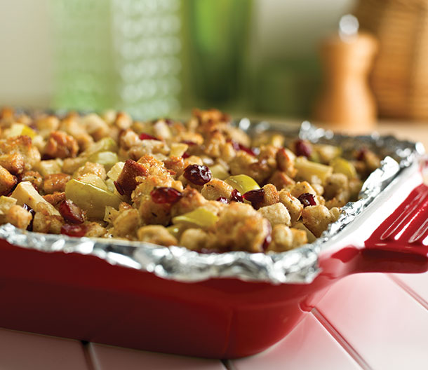 Baked Apple Cranberry Stuffing