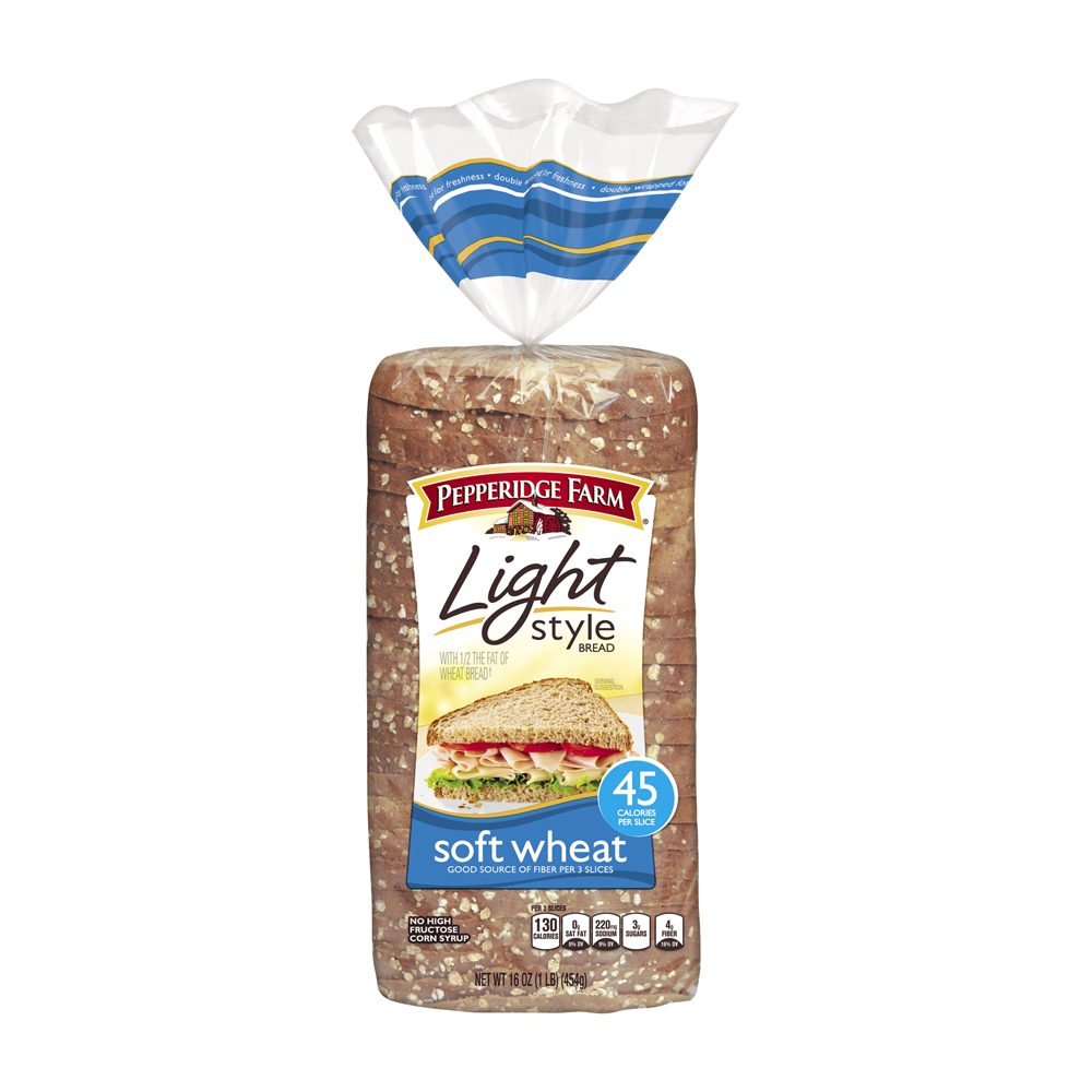 Light Style Soft Wheat Bread Pepperidge Farm Light Style Breads