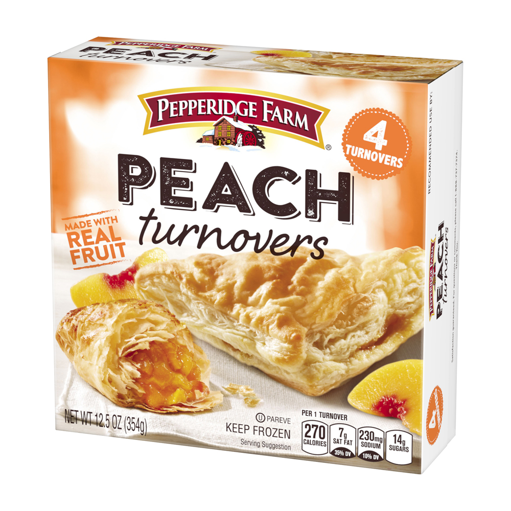 Frozen Peach Turnovers Pastries - Pepperidge Farm