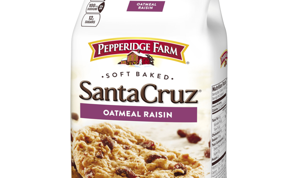 Pepperidge Farm Soft Baked Santa Cruz Oatmeal Raisin Cookies